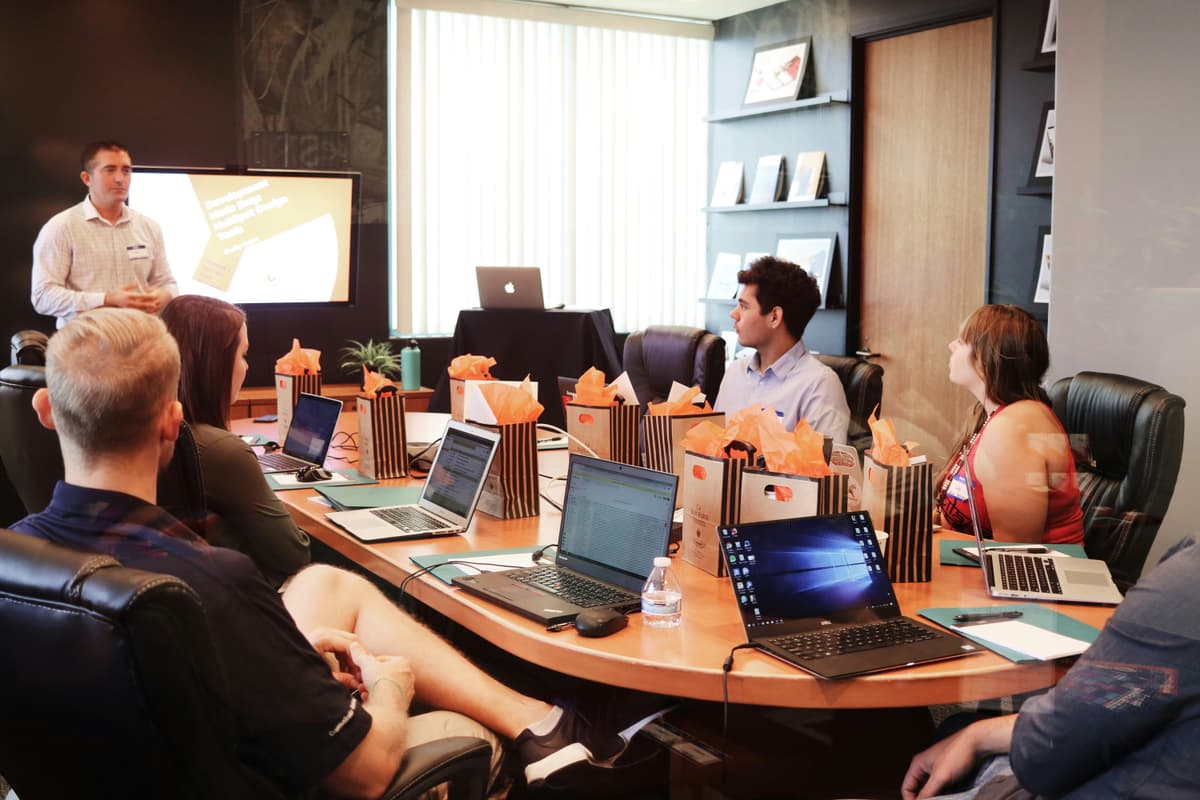 Our team at work